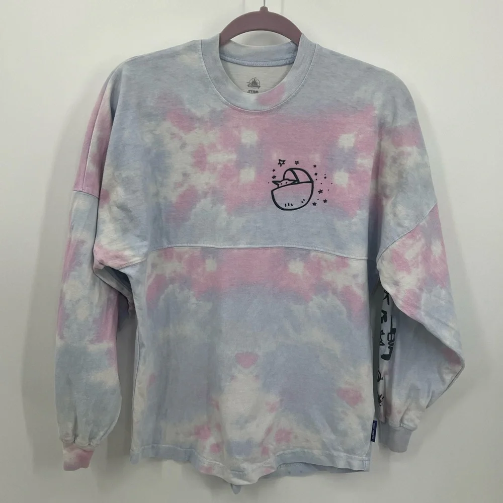 Disney Mandalorian Grogu tie dye spirit jersey - Picture 1 of 9